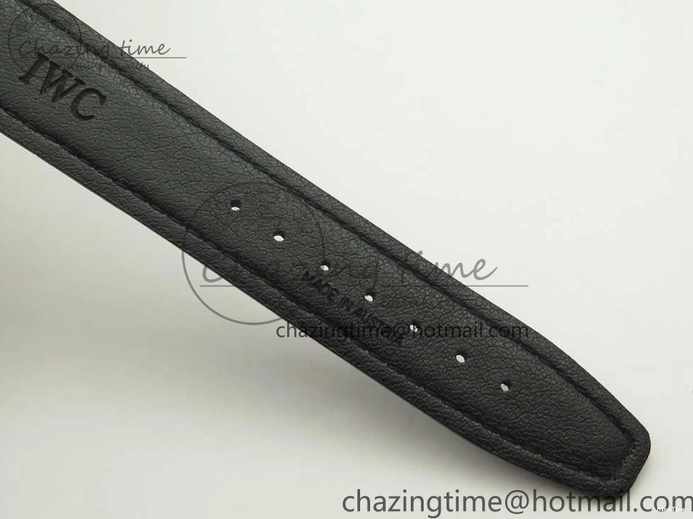 MIROTIME 0303 Supportive Portofino Automatic SS AF 1:1 Best Edition White Dial on Black Croco Leather Strap A 7184